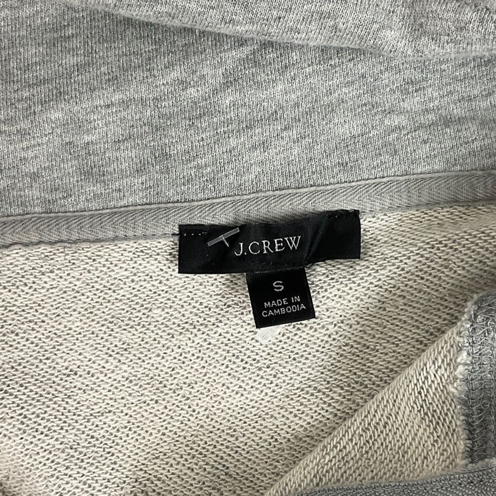 J. Crew University Terry Half-Zip Tunic NEW - Picture 11 of 12